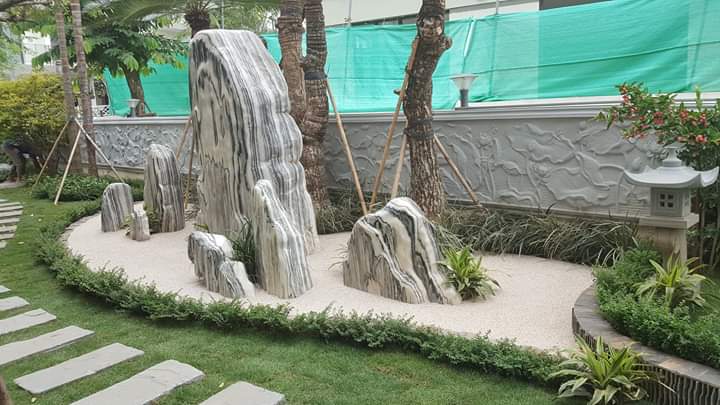 Thi công bước dạo sân vườn