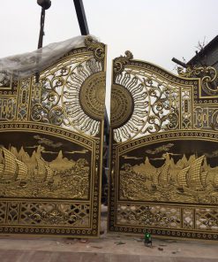 Cổng gang đúc mỹ thuật