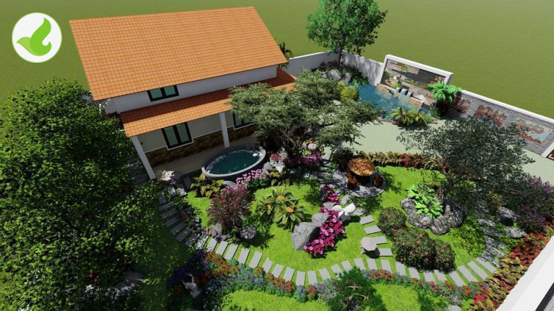Thiết kế sân vườn hợp phong thủy cần lưu ý những gì?
